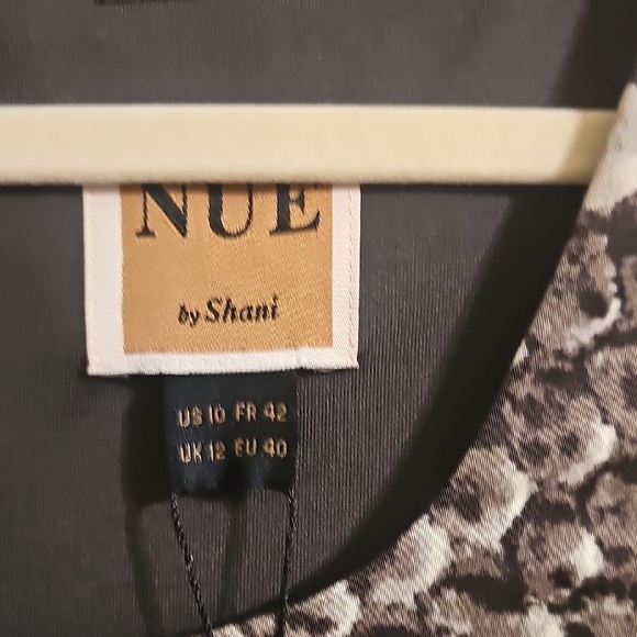 Nue by Shani One Shoulder Animal Print Dress - Picture 8 of 11